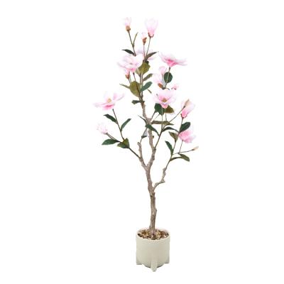 China 2021 Artificial Magnolia Flower 125 Cm Decoration Eco - Friendly High Grade for sale