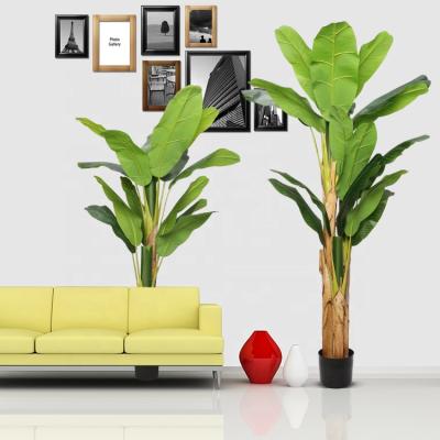 China Modern Home Decor Artificial Plants 1.9m Greenery Banana Leaf Tall Plant for sale