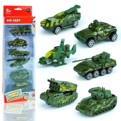 China Toy YongnKids Camouflage Toy Diecast Car Alloy Diecast Tank Car Toys Model Metal Vehicle Toy Set for sale