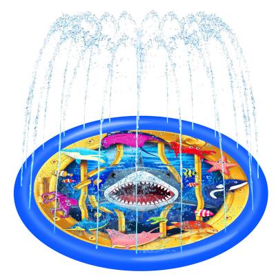 China Kids Play In Inflatable Splash Pad Wholesale Water Play Outdoor Water Games For Kids for sale