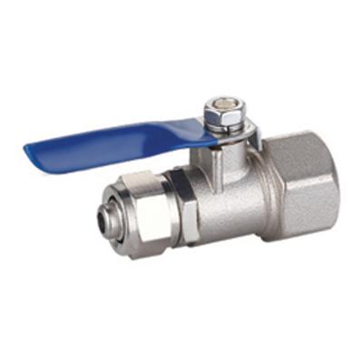 China Inlet and Outlet Water Pressure Treatment Ball Valve Brass Steel Ball Valve for Water Supply for sale