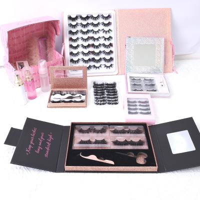 China Wholesale Professional 100 Strip Mink False Eyelashes Reusable Mink Eyelash Waterproof Full Seller Qingdao Suppliers Real for sale