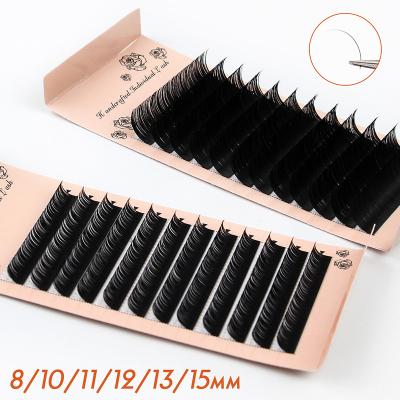 China Waterproof Easy To Graft False Mink Extensions Wholesale High Quality Classic Luxury 3d Volume Eyelash Extensions for sale