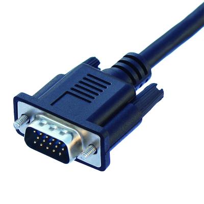 China COMPUTER VGA Panel Mount Computer Cable 30 Cm Short Cable Full HD 15 Pin Male VGA To Male for sale