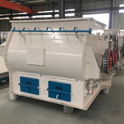 China Factory Price HNHF Double Shaft Paddle Mixer 5 Ton Animal Feed Mill Equipment for sale