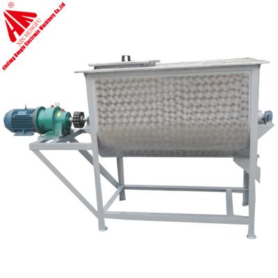 China Plant Horizontal Type 100kg Per Batch Animal Feed Stainless Steel Small Feed Mixer for sale