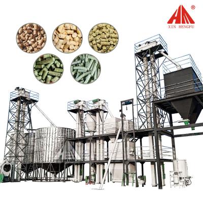 China Large feed factory or breeding farm fish feed making machine poultry pellet feed machine made in China for sale