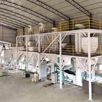 China Complete plant animal feed machine turnkey project for poultry feed processing plant for sale