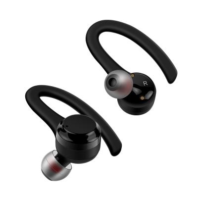 China Ear Hook Earhook Sports Wireless Earphone Waterproof Handsfree Headset With Earhook For Running Earphone Earhook TWS Earbuds for sale