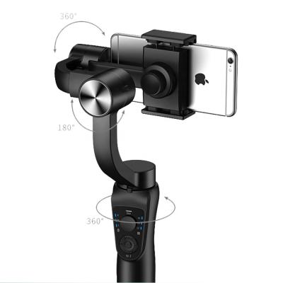 China Mobile Phone Amazon Hit 3 Axis Gimbal Stabilizer 360 Gyro Auto Rotate Live Stream Stabilizers Smartphone for sale