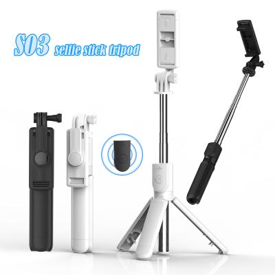 China Extendable Tripod Height Controller 1000mm Tripod/Selfie Stick Remote Controller 1000mm Height/Remote Extendable Selfie Stick With Wireless Remote for sale