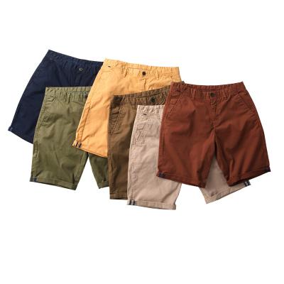 China Breathable Fashion Logo Solid Color Custom Shorts Sport Button Men Casual Cargo Shorts for sale