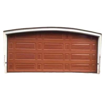 China Hot Sale Modern Solid Wood Garage Automatic Sectional Door for sale