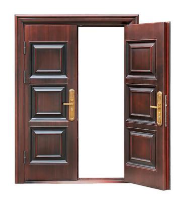 China 2021 Modern New Product In China Low Price Turkish Residential Bedroom Security Exterior Steel Doors for sale