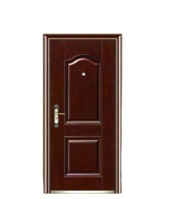 China Hot Sell Modern Factory Price Home Security Steel Single Leaf Door Chinese Exterior Main Entrance for sale