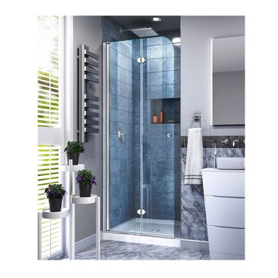 China New Customized Sliding Frosted Glass Small Size With Shower Enclosure for sale