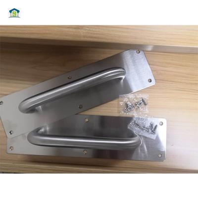 China Easy Installation High Quality 304 Stainless Steel House Accessories Exterior Door Handle Sets for sale