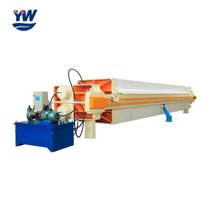 China Solid Liquid Separation Chamber Filter Press For Marble Wastewater Treatment for sale