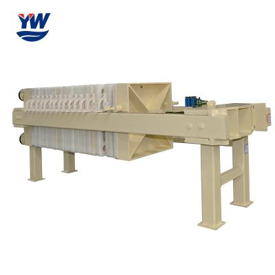 China Electric Hydraulic Pump Sludge Dewatering Plate And Frame Filter Press Machine for sale