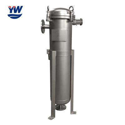 China Single Stainless Steel Bag Filter For Electroplating Industry for sale