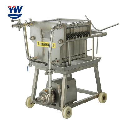 China Small Scale Industrial Filter Press WWTP Plate And Frame Filter Press for sale