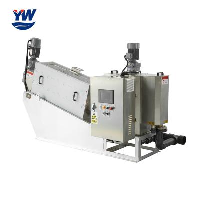 China SS304 Volute Press For Sludge Dewatering , Volute Dehydrator for sale