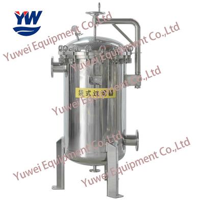 China 4 Inch Multi Bag Filter Housing Vessel Chemical Industry Inlet Outlet Dia DN50 for sale