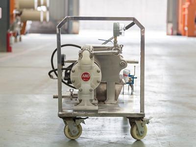 China Plate And Frame Membrane Filter Press Hydraulic Pump On Cart Sludge Hydraulic Press for sale