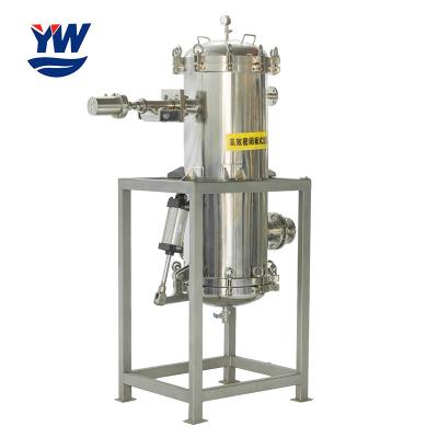 China Carbon Steel Leaf Pressure Filter Chemical Industry Inlet Diameter DN40 for sale