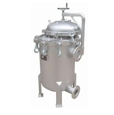 China Liquid Bag Filter Housing Assembly Sugar Industry Lifting Lug Flange Type for sale