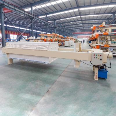 China Fully Automatic Diaphragm Filter Press Wastewater Reduces Moisture Municipal Box Type for sale