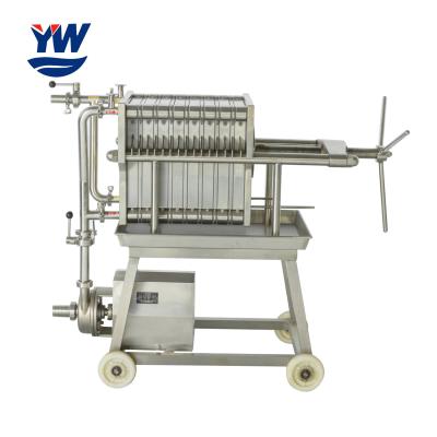 China Stainless Steel Plate and Frame Filter Press 24 inch 600x600mm for sale