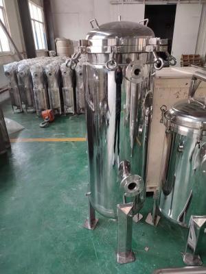 China round stainless steel multi cartridge filter housing suppliers 200 GPM in ro plant Sanitary for sale