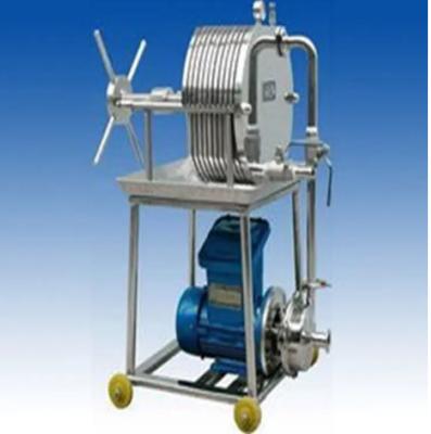 China 304 Stainless Steel Filter Press Sewage Treatment Soy Sauce 0.75kw for sale