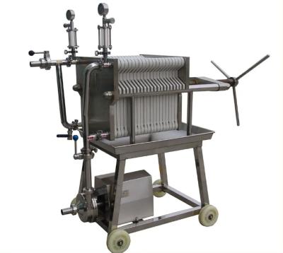 China Pharmacy Stainless Steel Filter Press Small For Soya Sauce Wine for sale