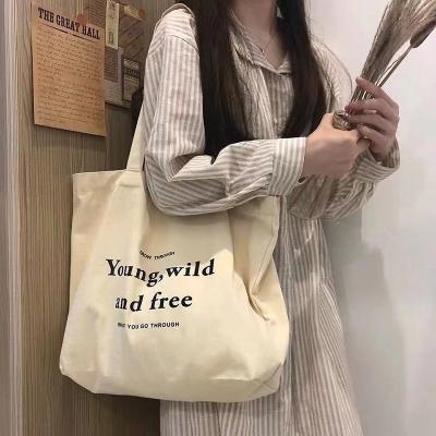 China Shopping Bag Organic Reusable Foldable Wholesale Plain Custom Design Printing Cotton Canvas Tote Bag Beach Shopping Bag With Logo for sale