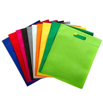 China Eco Friendly Custom Advertising Nonwoven Storage Logo Nonwoven Bag U Cut Die Cut Shopping Bag Non Woven Bag With Logos for sale