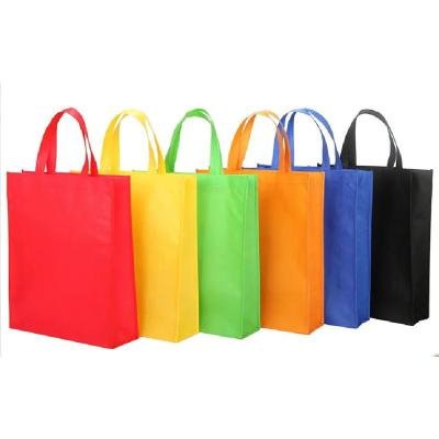 China Cheap Reusable Tote Bags Custom Printed Recyclable Storage Shopping Bag With Logo Nonwoven Bags Eco Friendly Fabric Grocery for sale