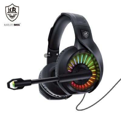 China RGB Light Wired Top Selling Gaming Headphones Gaming Headset With RGB Light 7.1 Surround For PC PS4 PS5 XBOX NS Mobile Phone for sale