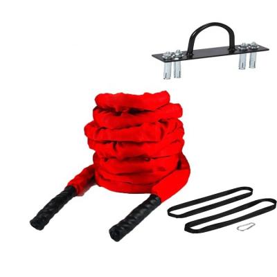 China Heavy Weighted 2 Inch Heavy Battle Rope | gym training fit battle rope for sale