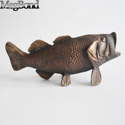 China China Cast Metal Fish Art Fish Statue Metal Chinese Fishes for sale