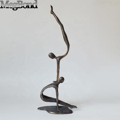 China Europe Cast Metal Abstract Sculptures For Home Decor for sale