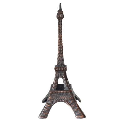 China Modern Europe Cast Iron Statue Art Eiffel Towers Decorations for sale