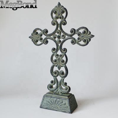 China Europe Cast Iron Religious Statues Iron Cross German for sale