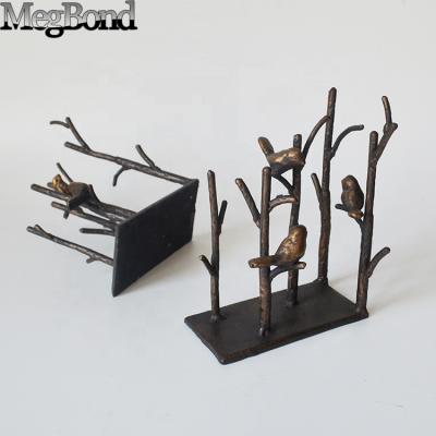 China Metal Cast Iron Bookends Bird Reading Stand Book for sale