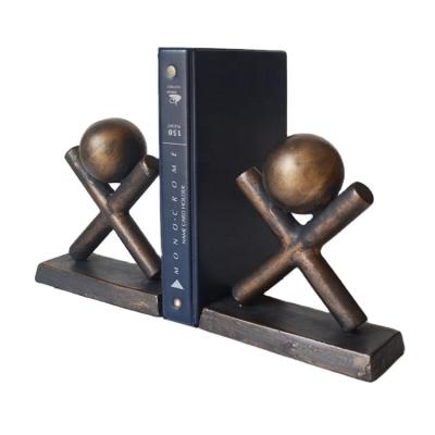 China Metal Cast Iron Book Stand Metal Book Stand Gold for sale