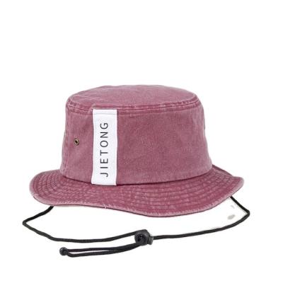 China Hot Sale Custom Corduroy Wide Brim Old Logo Outdoor And Washed Fisherman Hat Golf Bucket Cap For Outdoor for sale