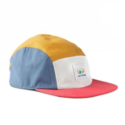 China 5-Panel Hat Logo Camping Hat Custom Wholesale 5 Panel Hat Running Summer Sports Cycling Casual Hat for sale