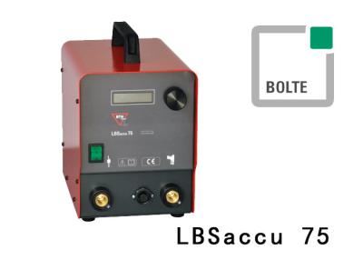 China LBSccu 75  Capacitor Discharge Stud Welding Machine, Battery Powered, Weld Steel and Stainless Steel Studs up to M8 resp for sale