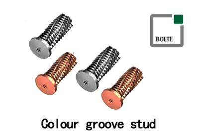 China Colour Groove Stud, Welding Studs for Capacitor Discharge Stud Welding for sale